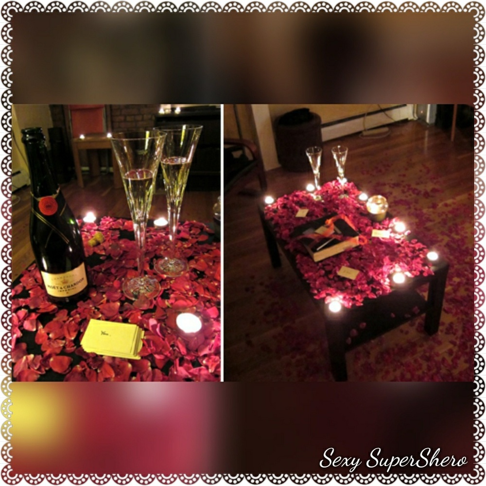 🌹 🕯 Romantic Dinner Setting Home Candle Rose Kit - Picture 5 of 8